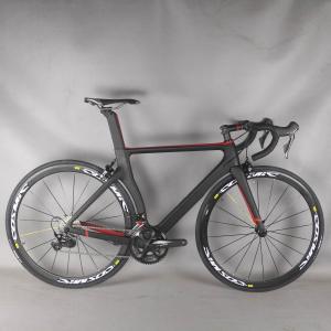 china red color Complete Road Carbon Bike ,Carbon Bike Road Frame with groupset shi R7000 22 speed Road Bicycle Complete bike